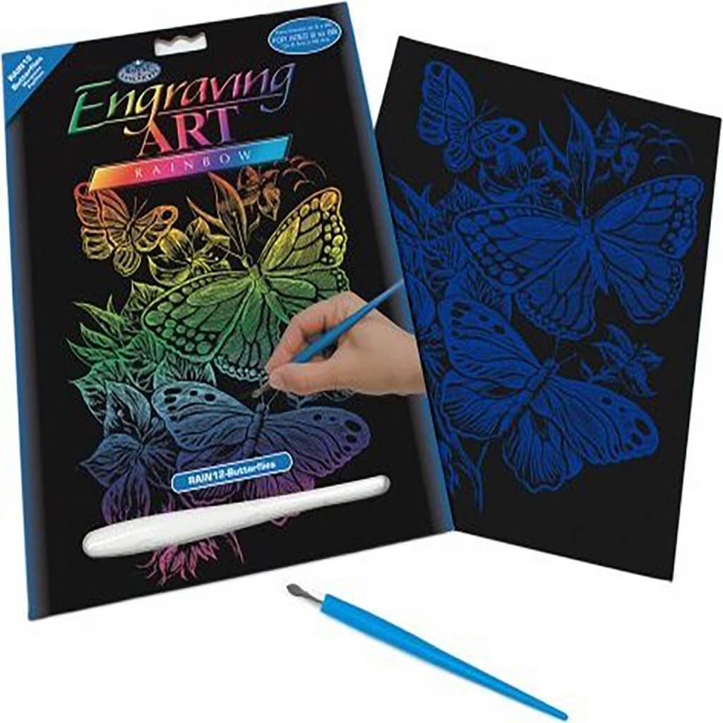 Engraving Art Gold Foil Meerkats