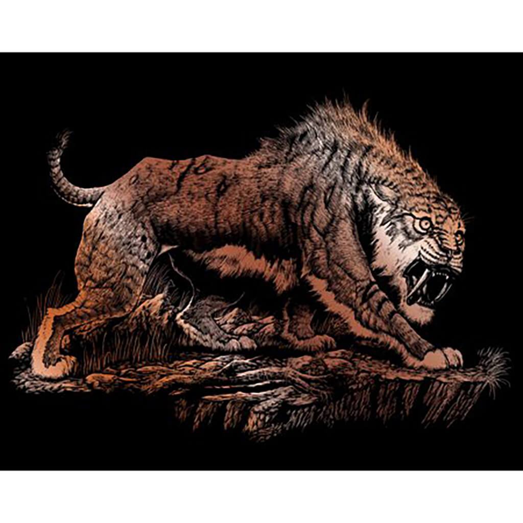 Engraving Art Sabretooth