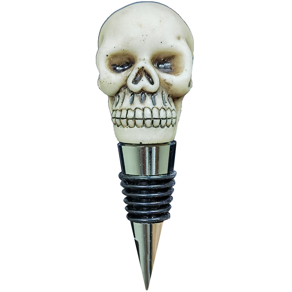 Skull Wine Bottle Stopper