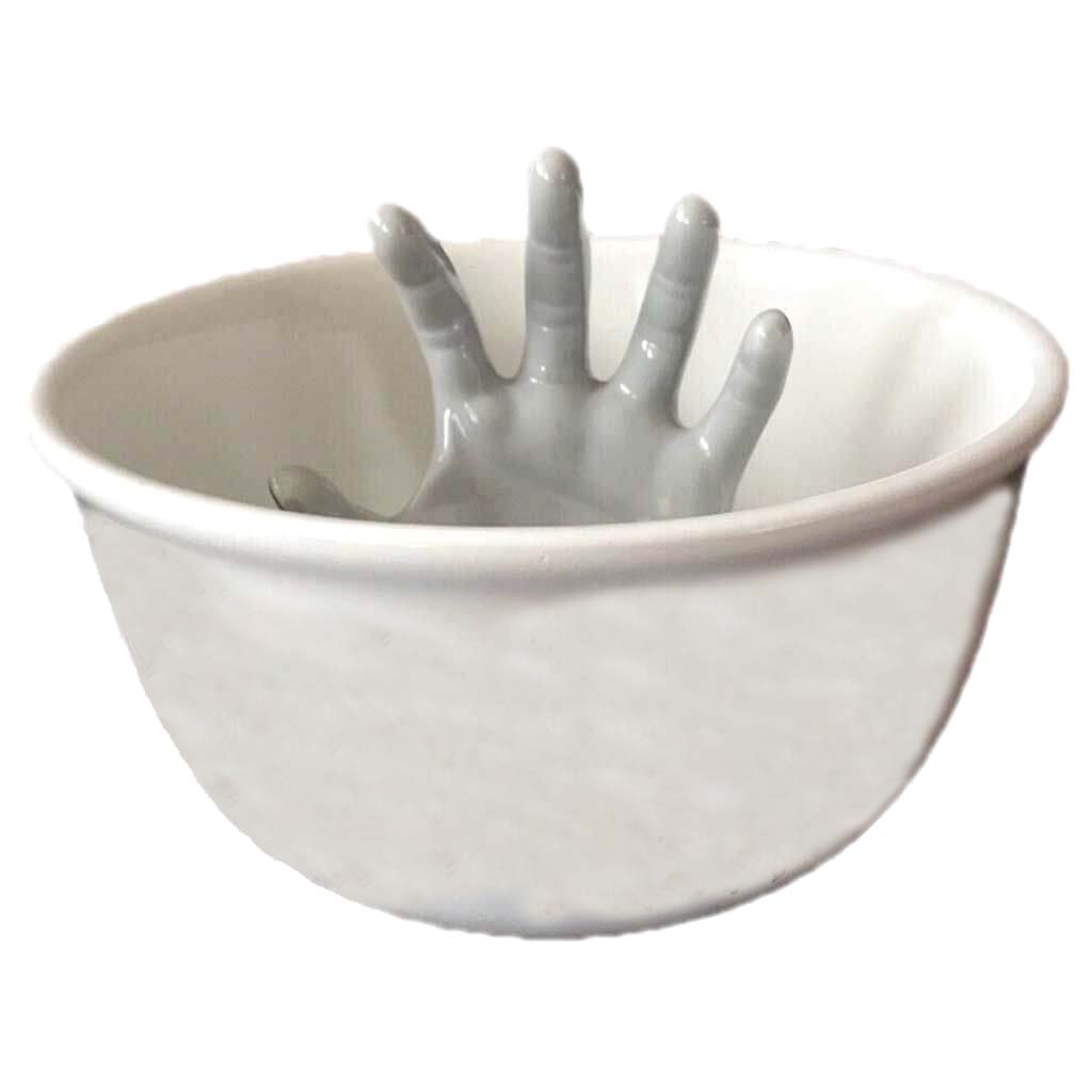 Ceramic Hand Candy Bowl