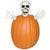 Pumpkin Push Skeleton, White