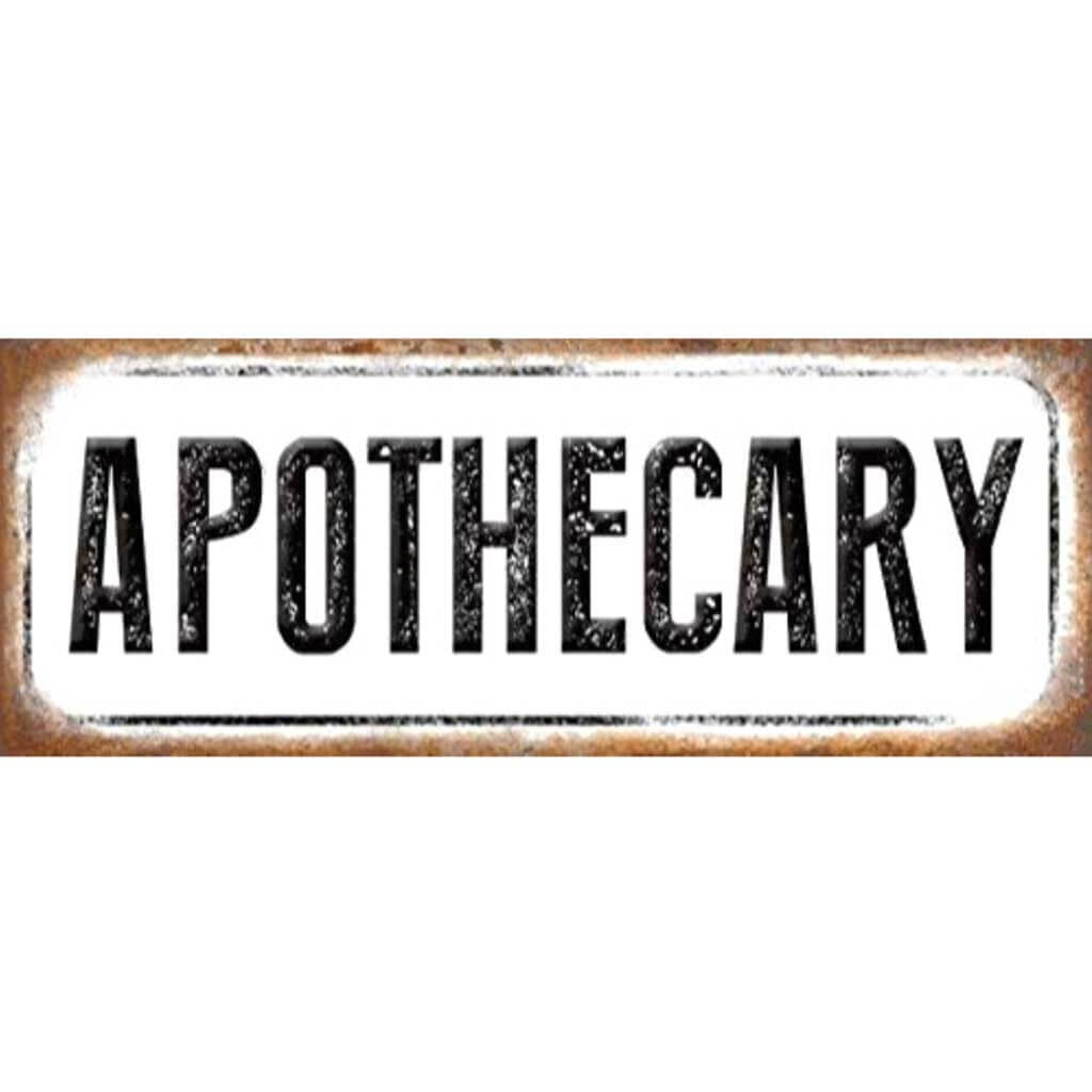 Apothecary Metal Sign Assortment