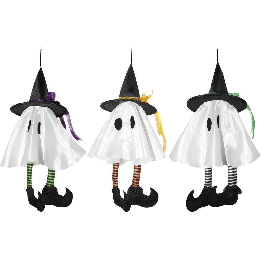 Hanging Ghost with Hat, Violet