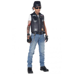 Cool Kid Biker Vest Child Costume
