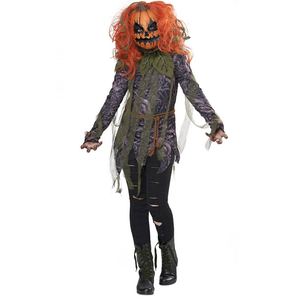 Pumpkin Monster Girl Child Costume