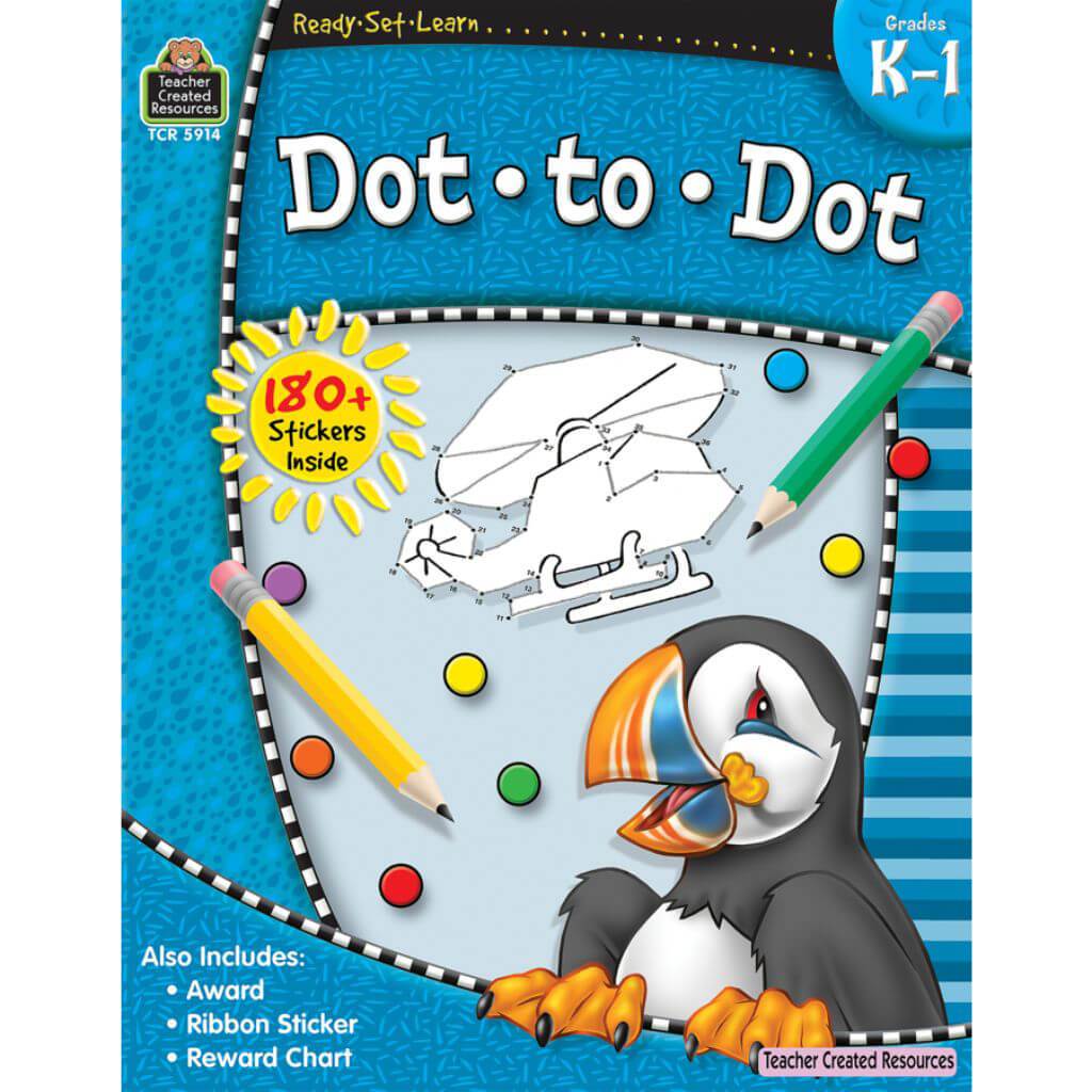 Ready Set Learn Dot To Dot Grade K-1