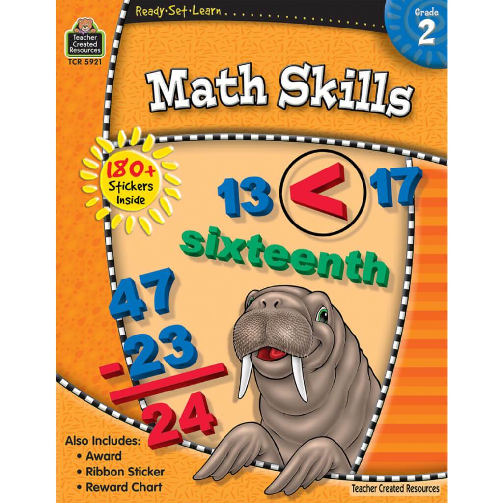 Ready Set Learn Math Skills Book Grade 2