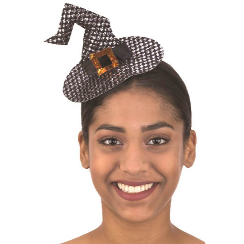 Mini Witch Hat W/ Buckle Headpiece