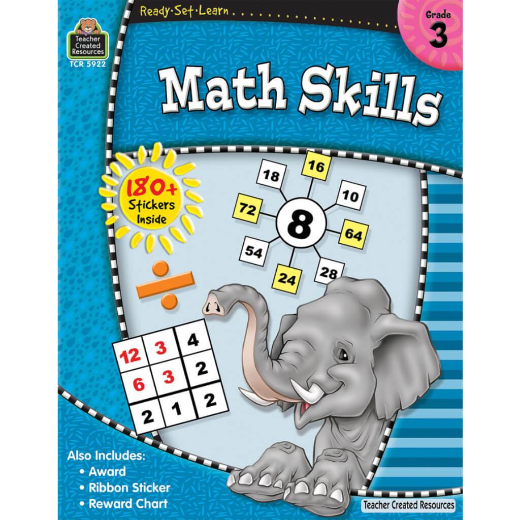 Ready-Set-Learn Math Skills Book Grade 3 