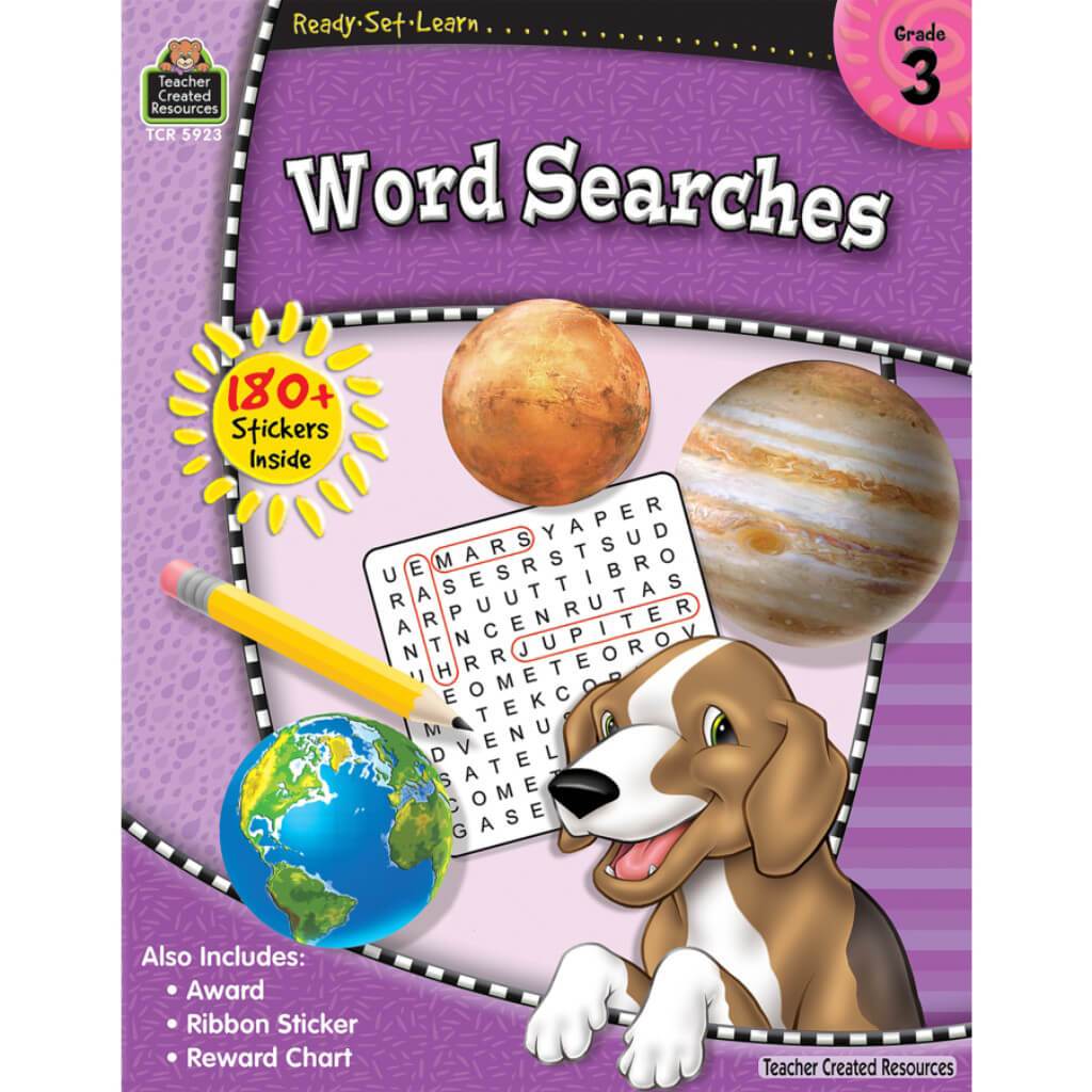 Ready-Set-Learn Word Search Book Grade 3 