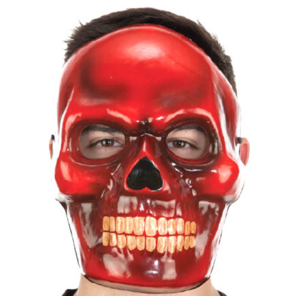 Full Face Red Devil Mask