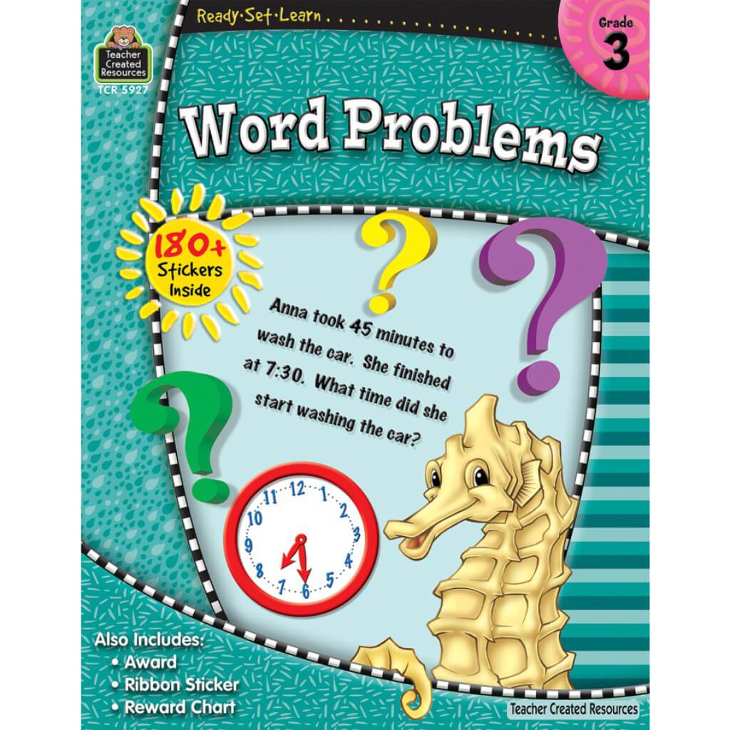 Ready-Set-Learn Word Problems Book Grade 3 