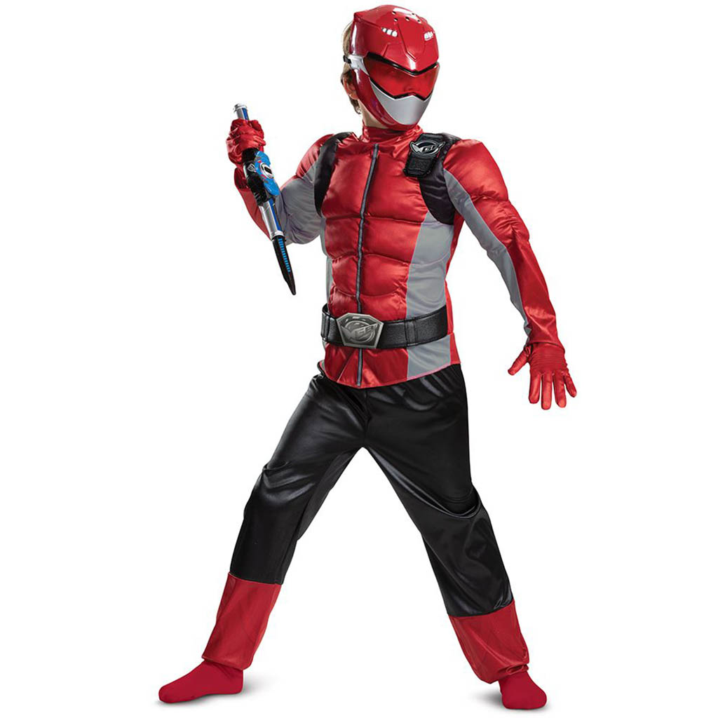 Red Ranger Beast Morpher Classic Muscle Costume