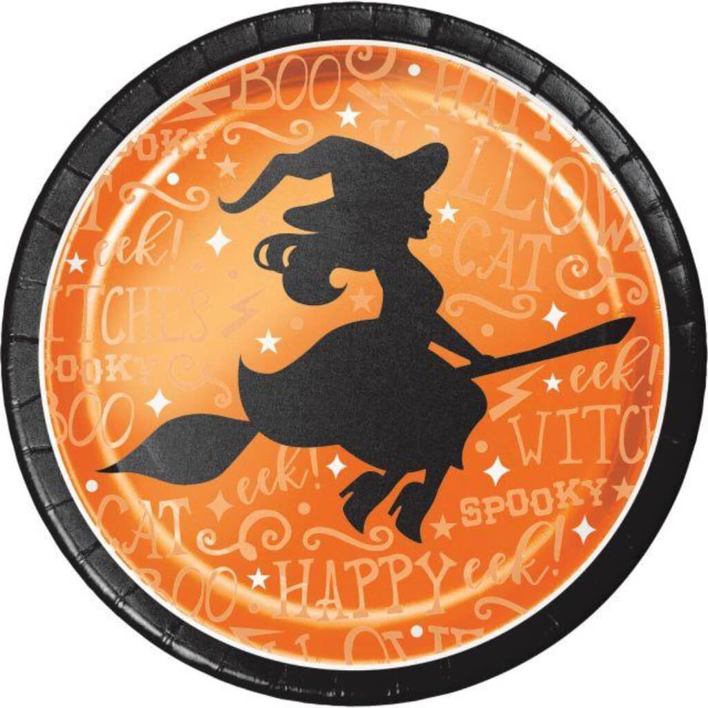 Wicked Witch Paper Dinner Plates 9in 8ct