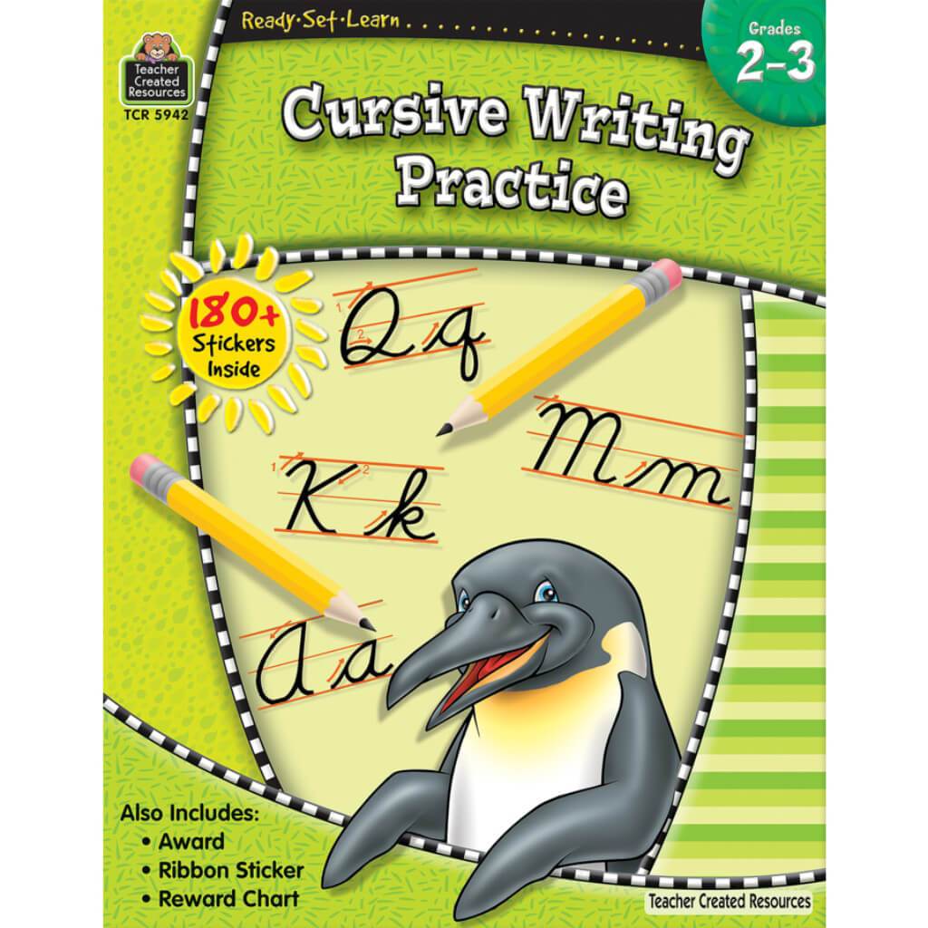 Ready-Set-Learn Cursive Writing Practice Book Grade 2-3 