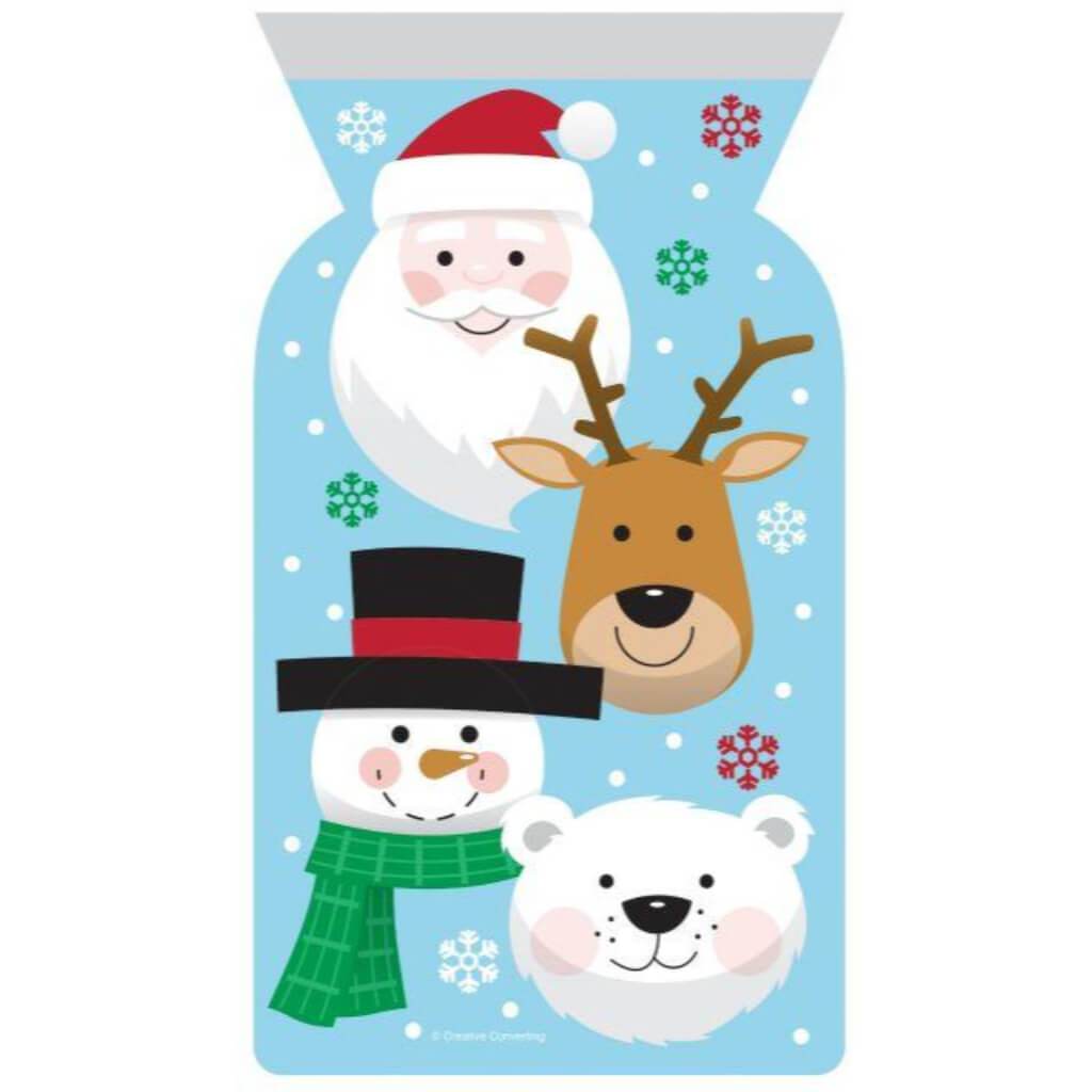 Christmas Characters Favor Bags 12ct