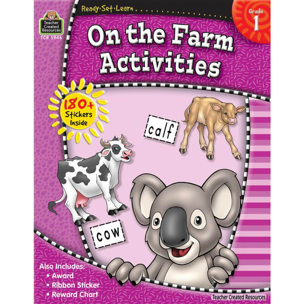 Ready-Set-Learn On The Farm Activities Book Grade 1