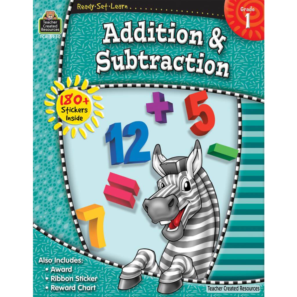Ready-Set-Learn Addition &amp; Subtraction Book Grade 1 