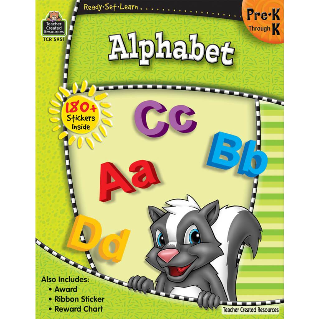 Ready-Set-Learn Alphabet Grade Book Prek-K 