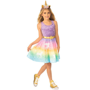 Unicorn Girl Child Costume Large