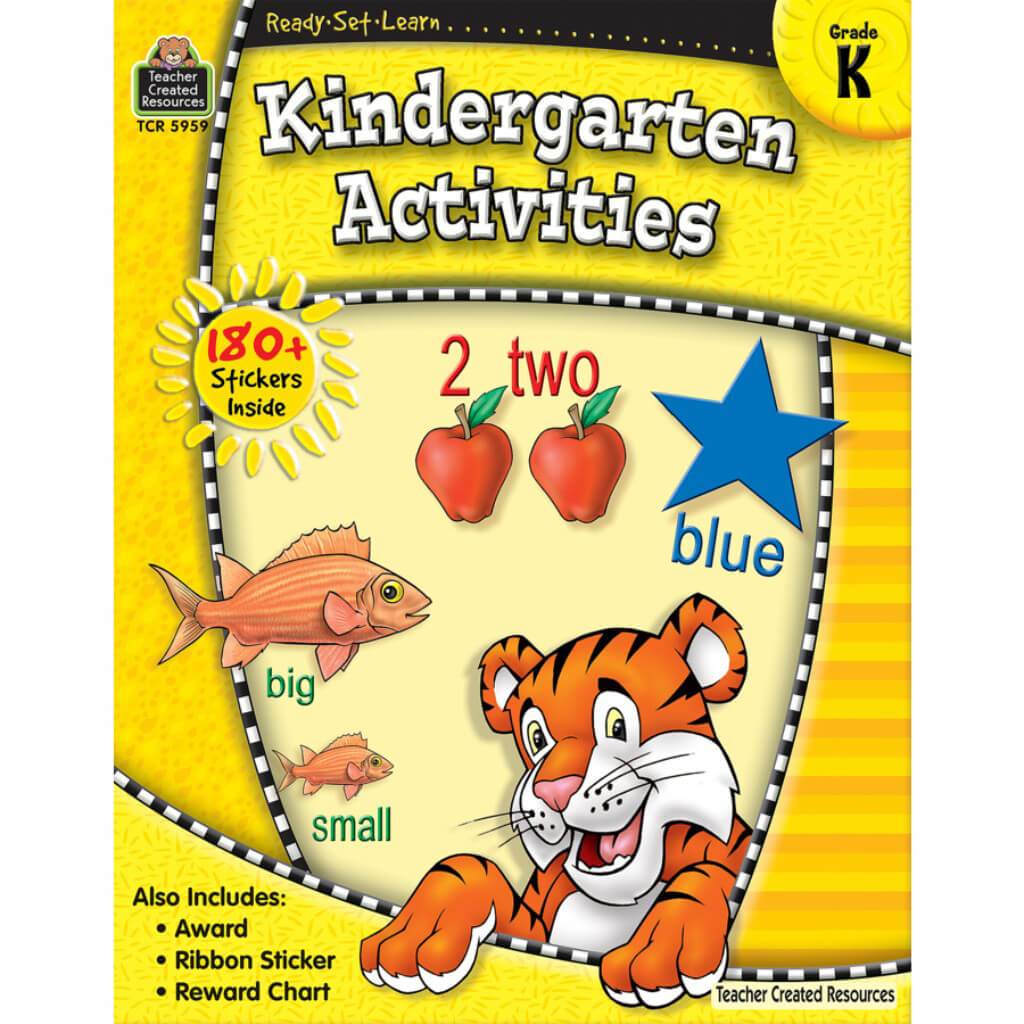 Ready-Set-Learn Kindergarten Activities Book Grade.K 