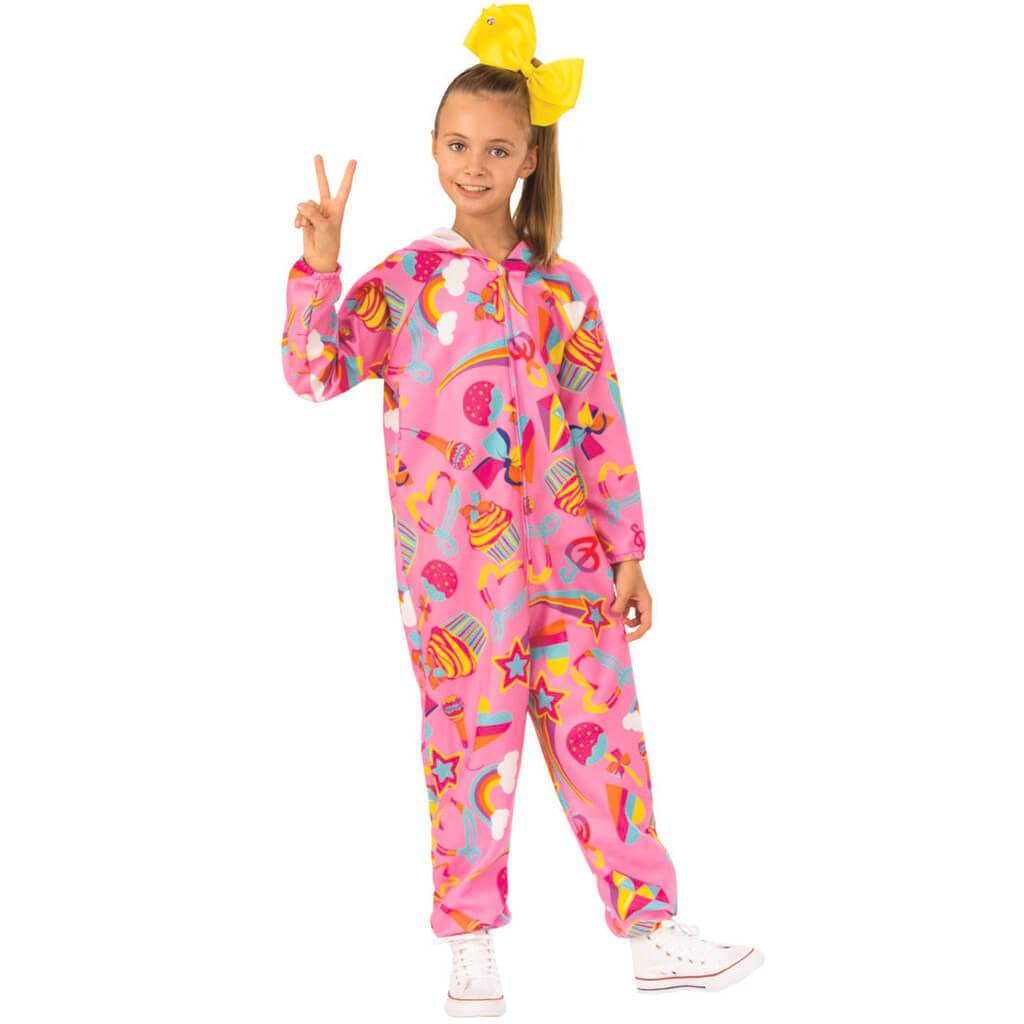 JoJo Siwa Comfywear One Piece Jumpsuit Pink Costume