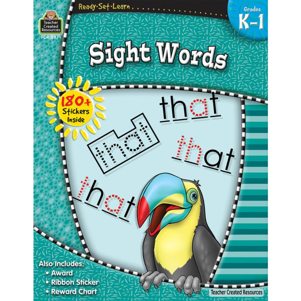 Ready-Set-Learn Sight Words Book Grade K-1 