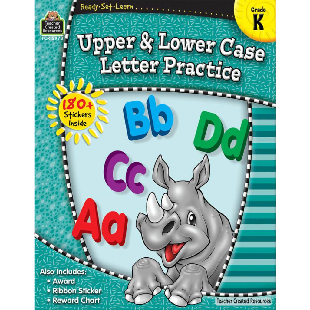 Ready-Set-Learn Upper And Lower Case Book Grade K 
