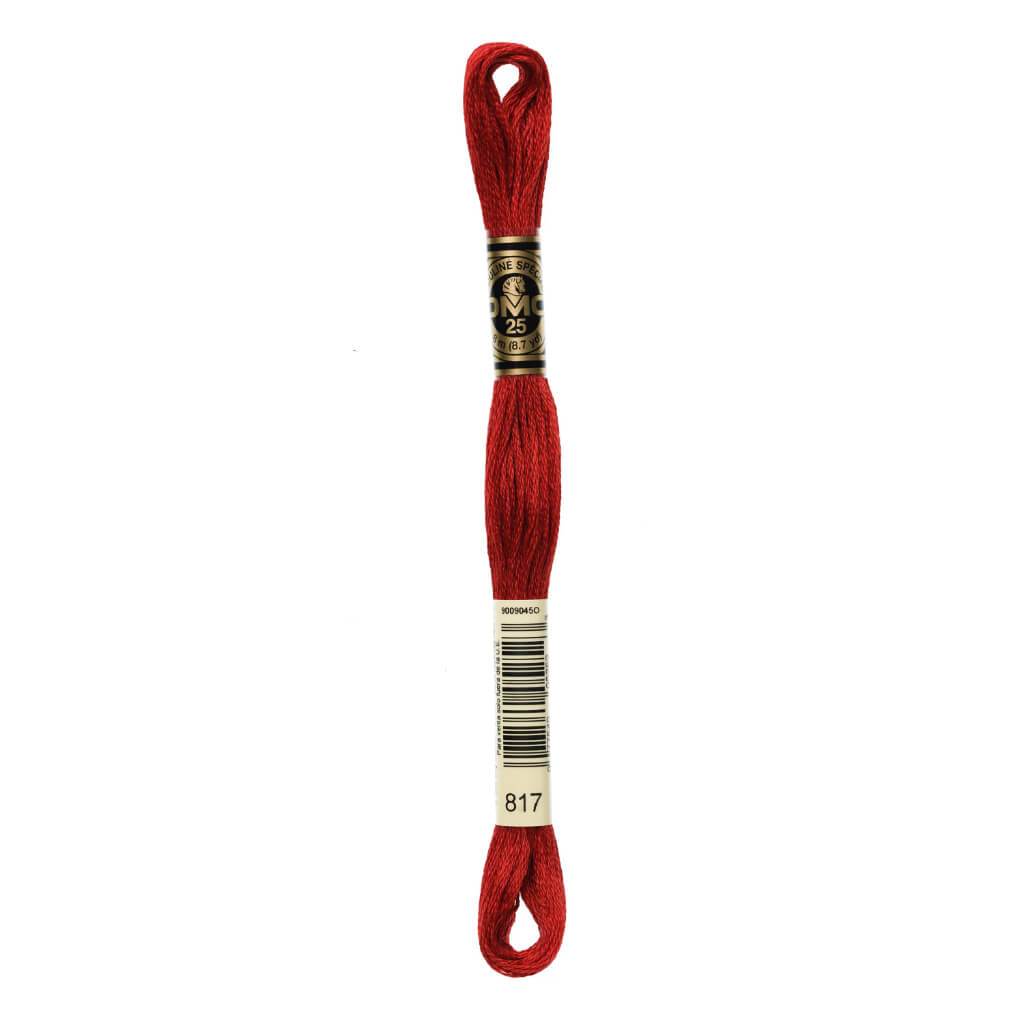 Dmc Floss Very Dark Coral Red Red 