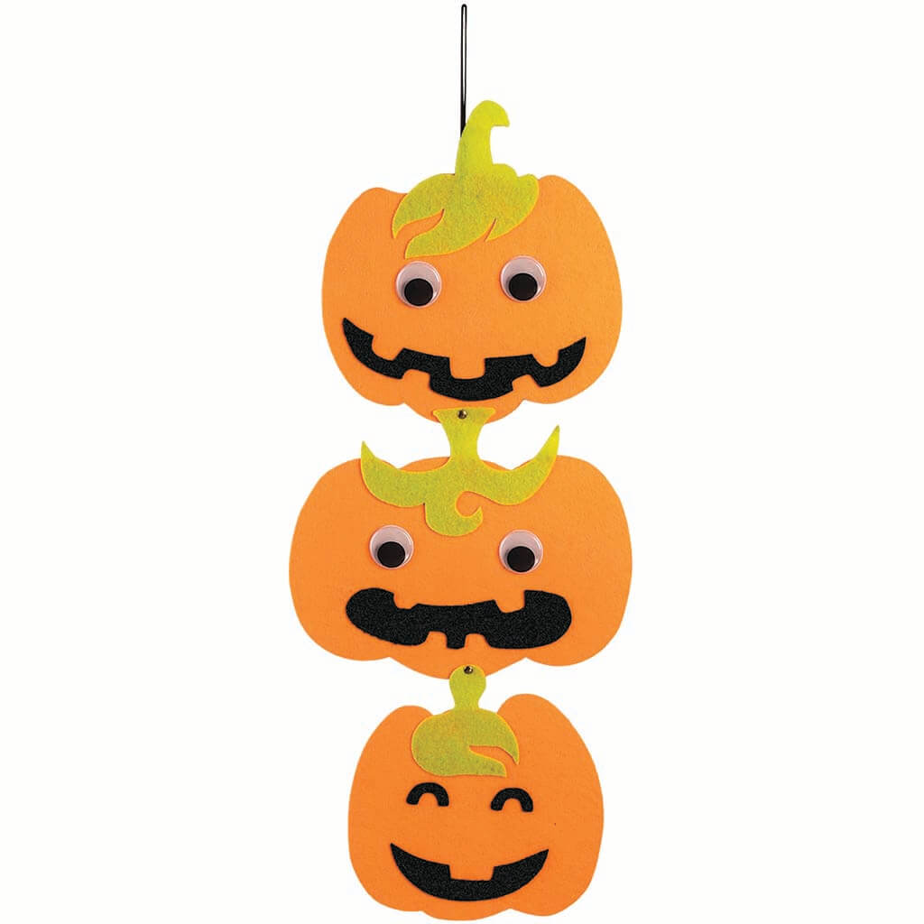 Pumpkin Felt Hanging Decoration