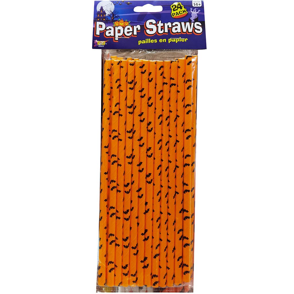 Halloween Paper Straws