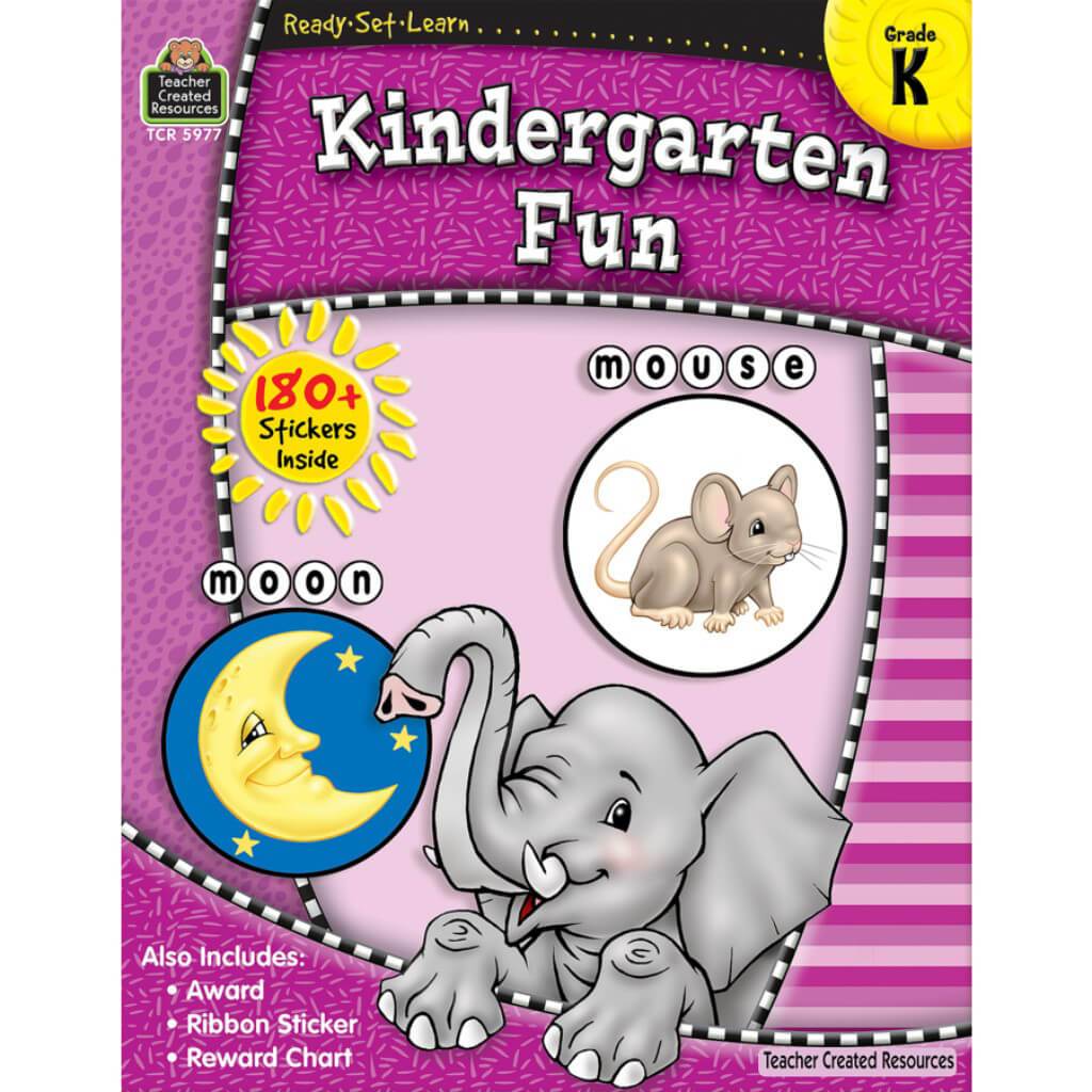 Ready-Set-Learn Kindergarten Fun Book Grade K 