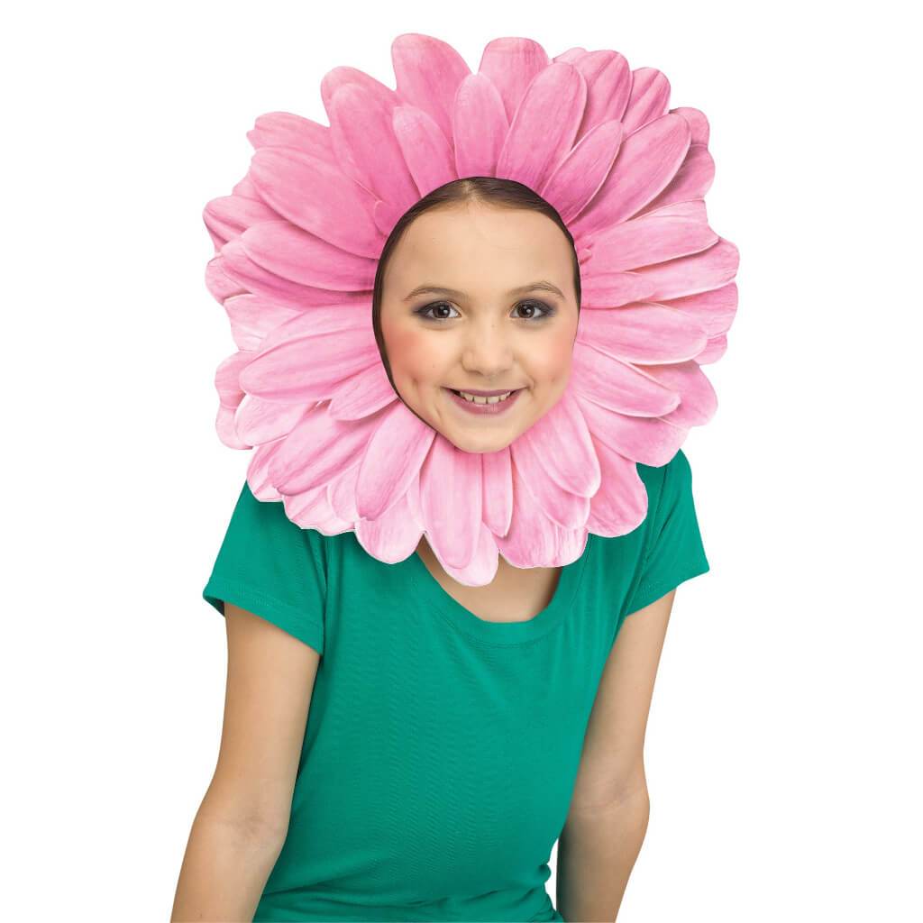 Pink Daisy Faces Mask