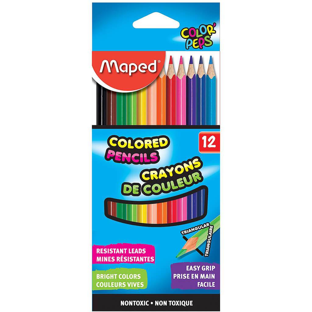 Color&#39;Peps Colored Pencils Set of 12