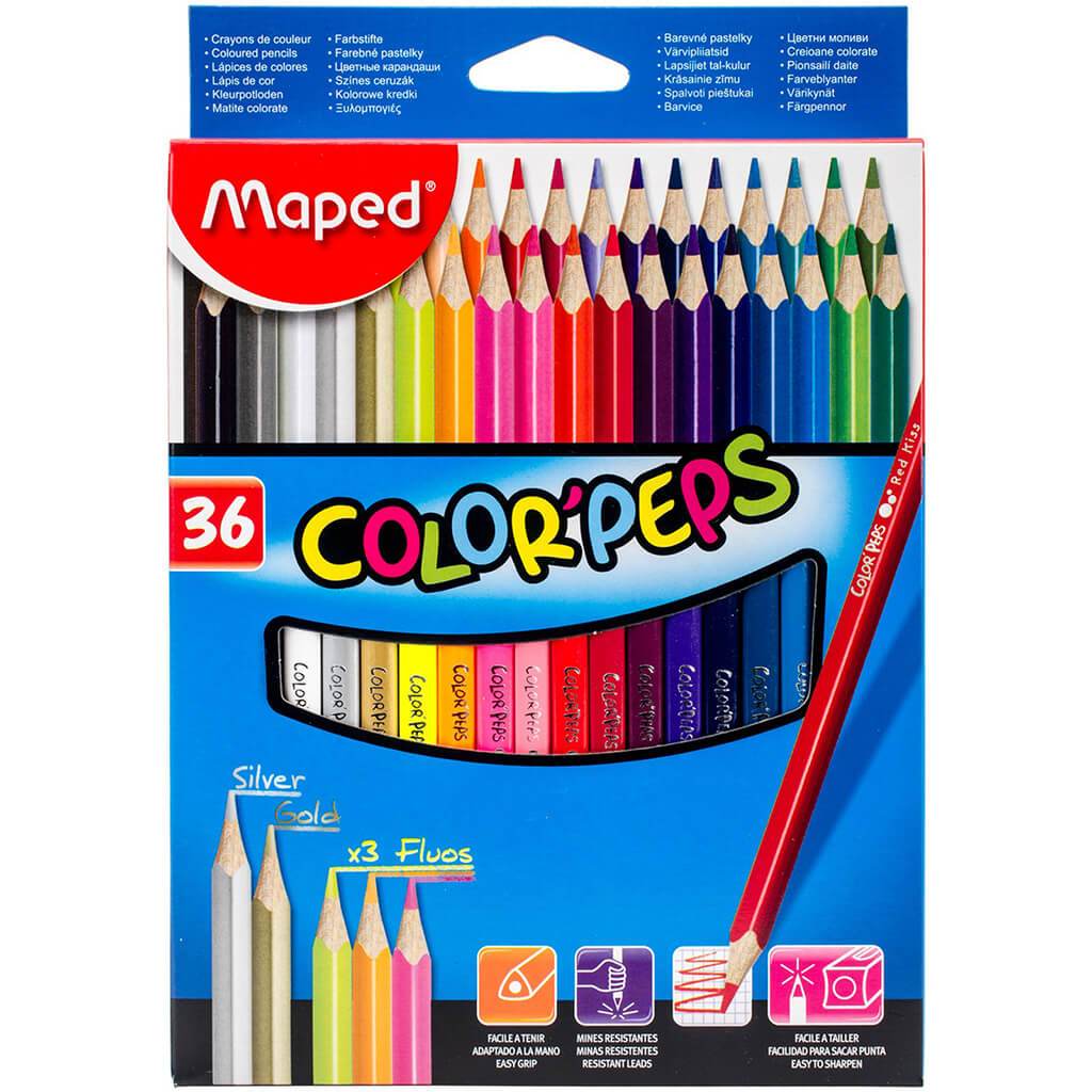 Color&#39;Peps Colored Pencils Set of 36