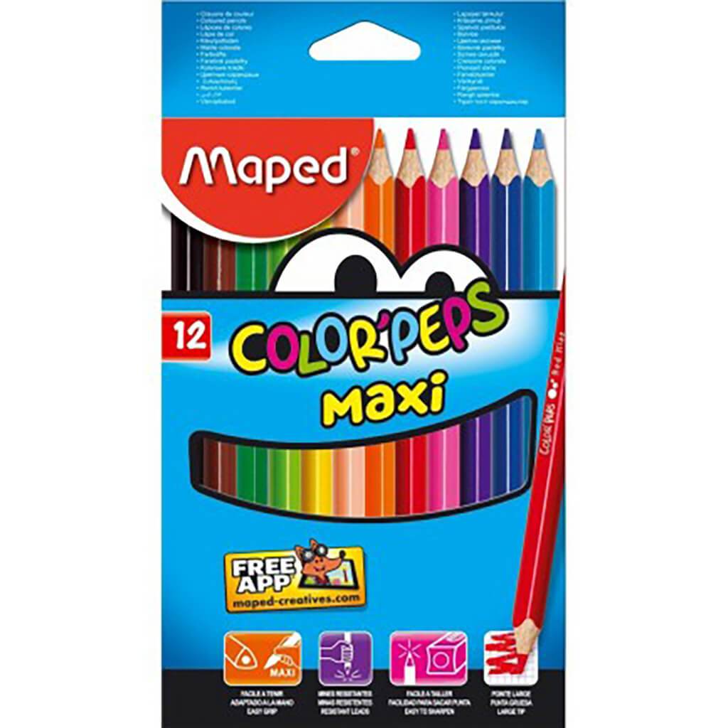 Color'Peps Triangular Jumbo Colored Pencils