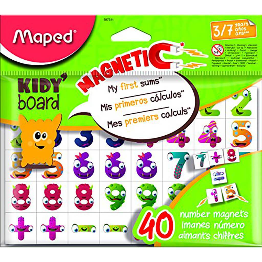 Kidy Board Fancy 40Magnets Numbers