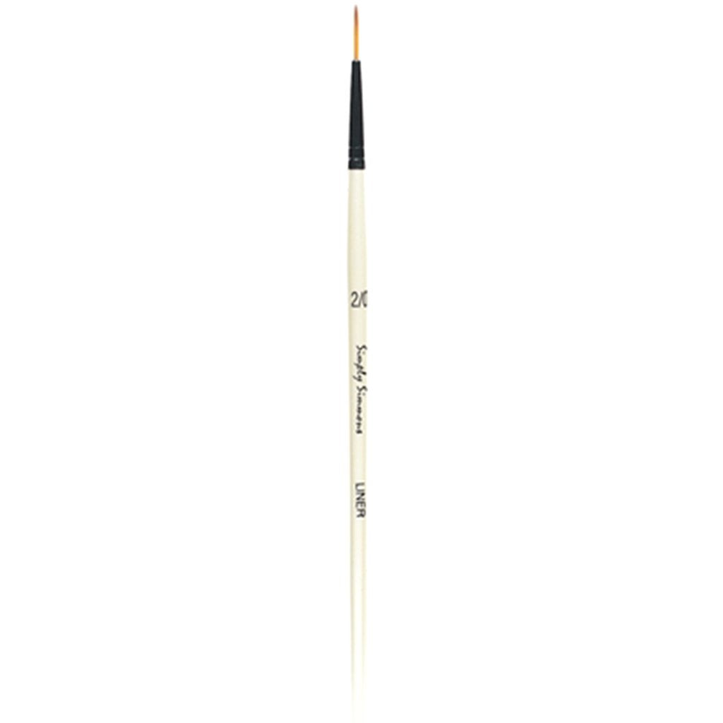Simply Simmons Short Handle Brushes Script 2/0in
