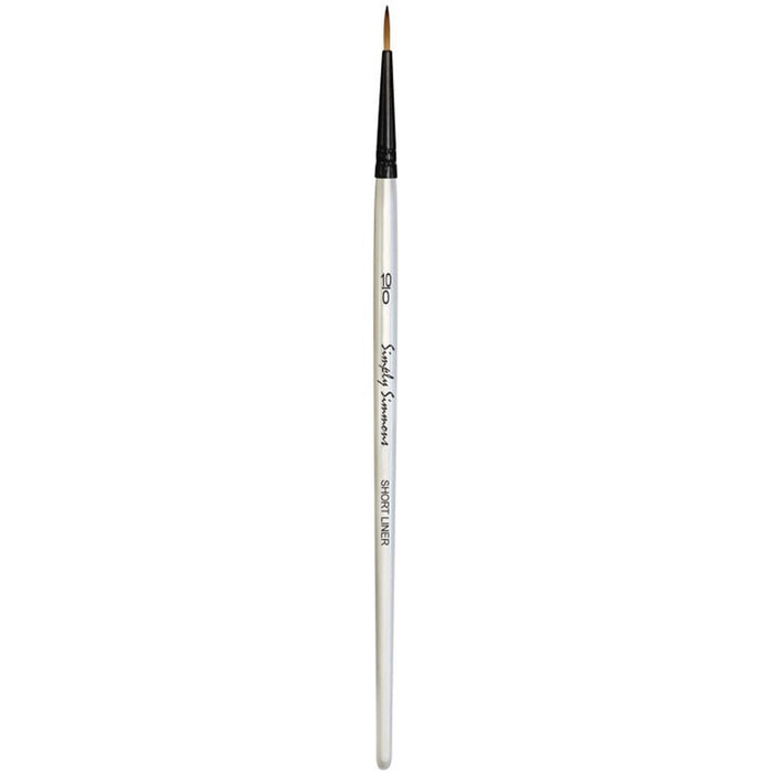 Simply Simmons Short Handle Brushes Short Liner 10/0in