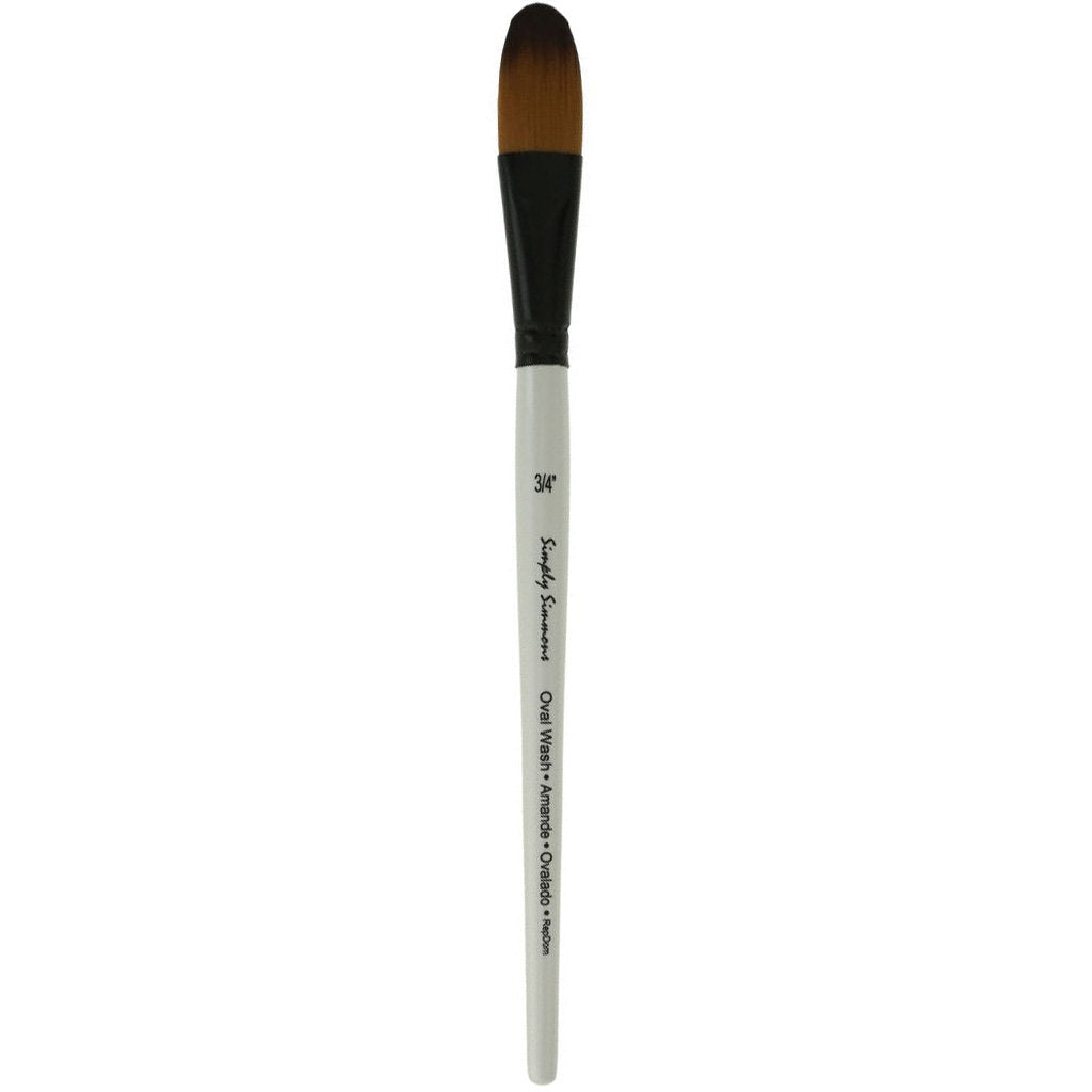 Simply Simmons Synthetic Watercolor Brushes Oval