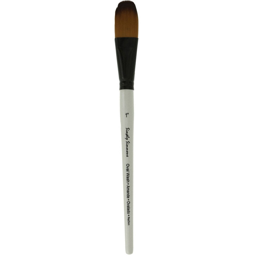 Simply Simmons Synthetic Watercolor Brushes Oval