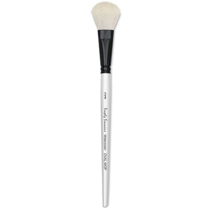 Simply Simmons Watercolor Brushes, Round Mop Black Goat 3/4in