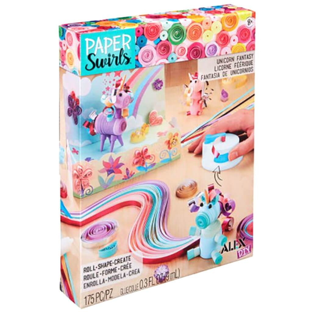 Paper Swirls Unicorn Fantasy Roll Shape