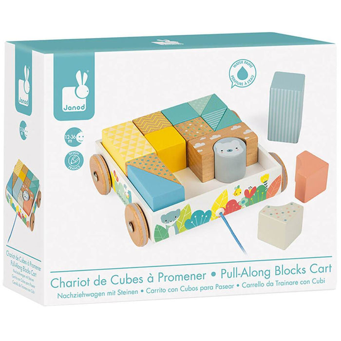 Pure Pull-Along Blocks Cart