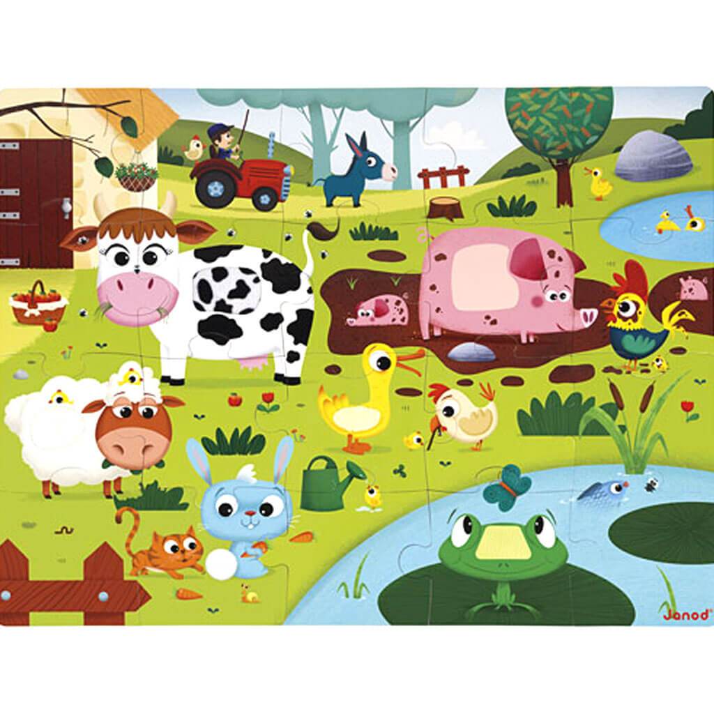 Tactile Puzzle Farm Animals