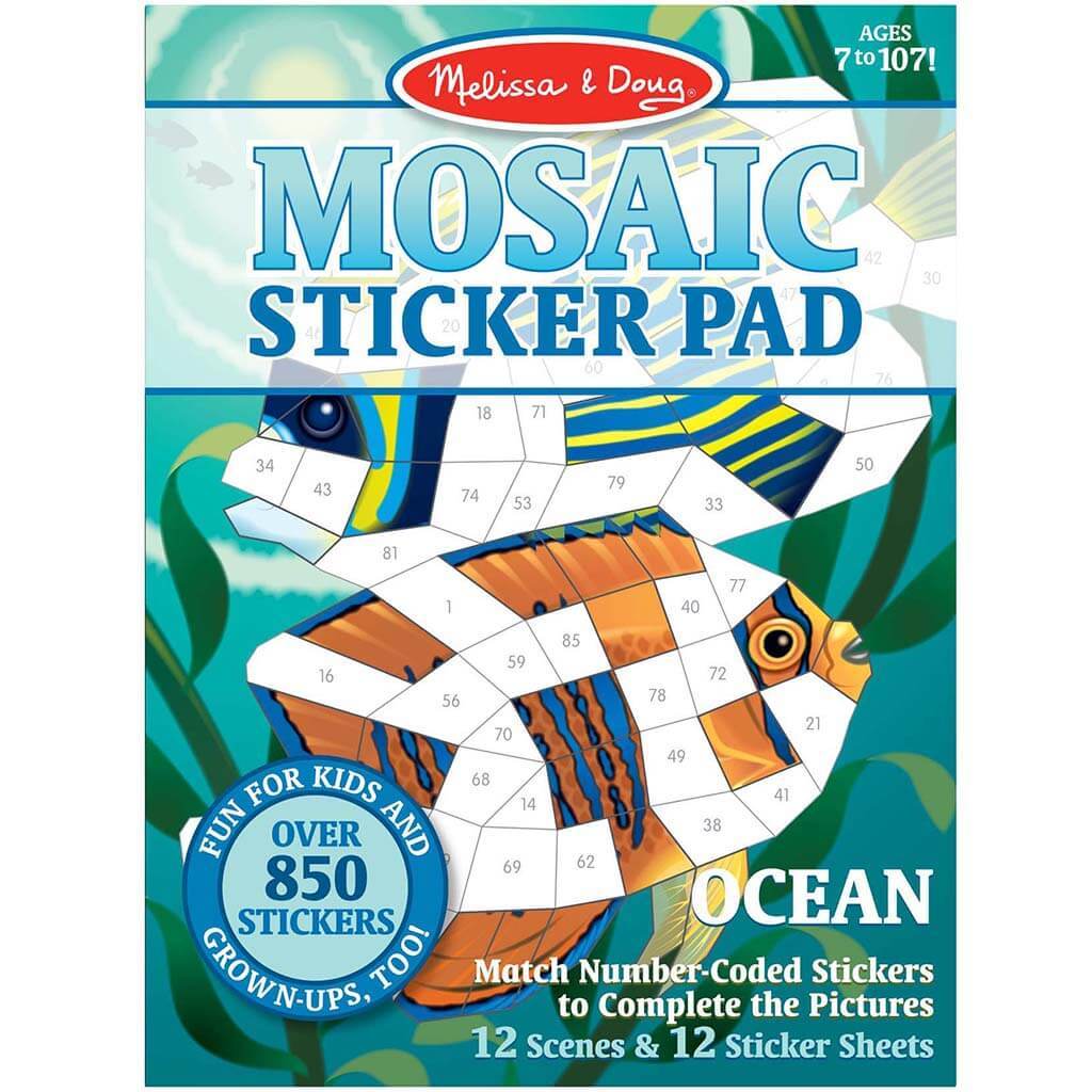 Mosaic Sticker Pad - Ocean