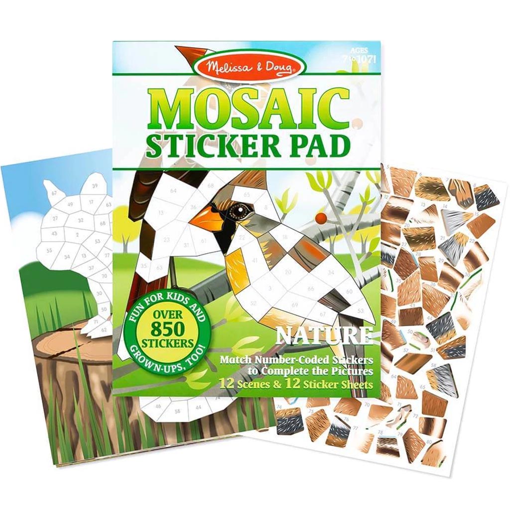 Mosaic Sticker Pad - Nature