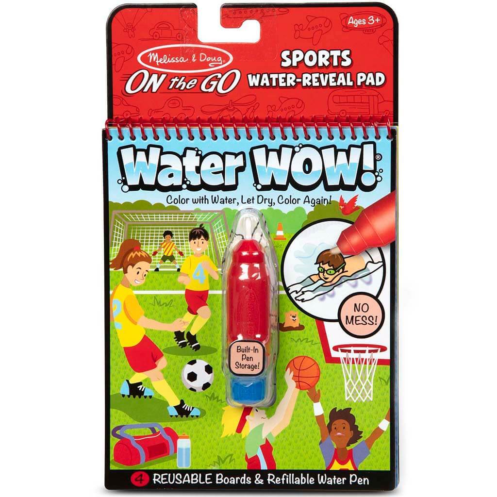 Water Wow! Sports Water-Reveal Pad - On the Go Travel Activity