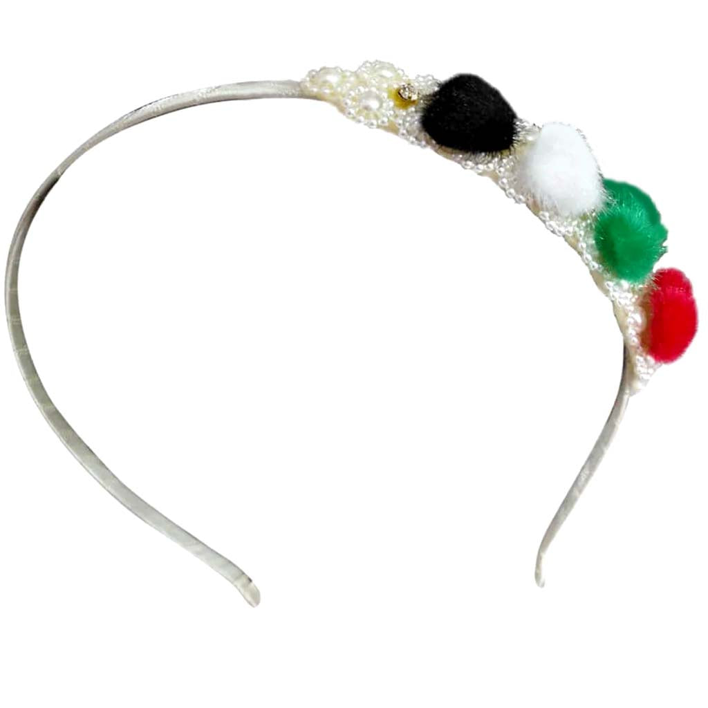 Uae Headband W/ Pearl &amp; Heart