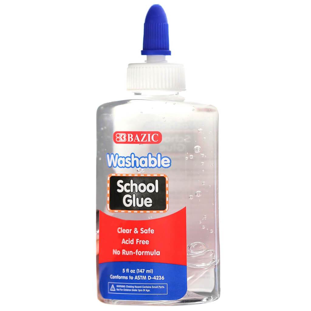 Washable School Glue Clear Color 5oz